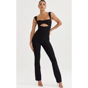 NEW House of CB Yasmeen Jumpsuit Black Large